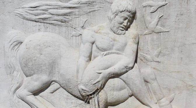 gravure centaure mythologie grecque