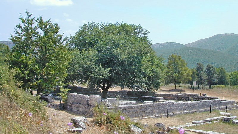 Le site de Dodone, grand lieu oraculaire grec, aujourd'hui - Crédits image Jean-Pierre Dalbéra